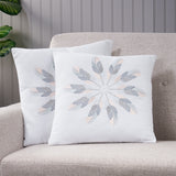 Arroyo Modern Fabric Throw Pillow Cover by Christopher Knight Home