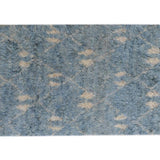 Arshs Moroccan Arya Horacio Blue/Ivory Wool Runner (2'7 x 6'6) - 2 ft. 7 in. x 6 ft. 6 in.