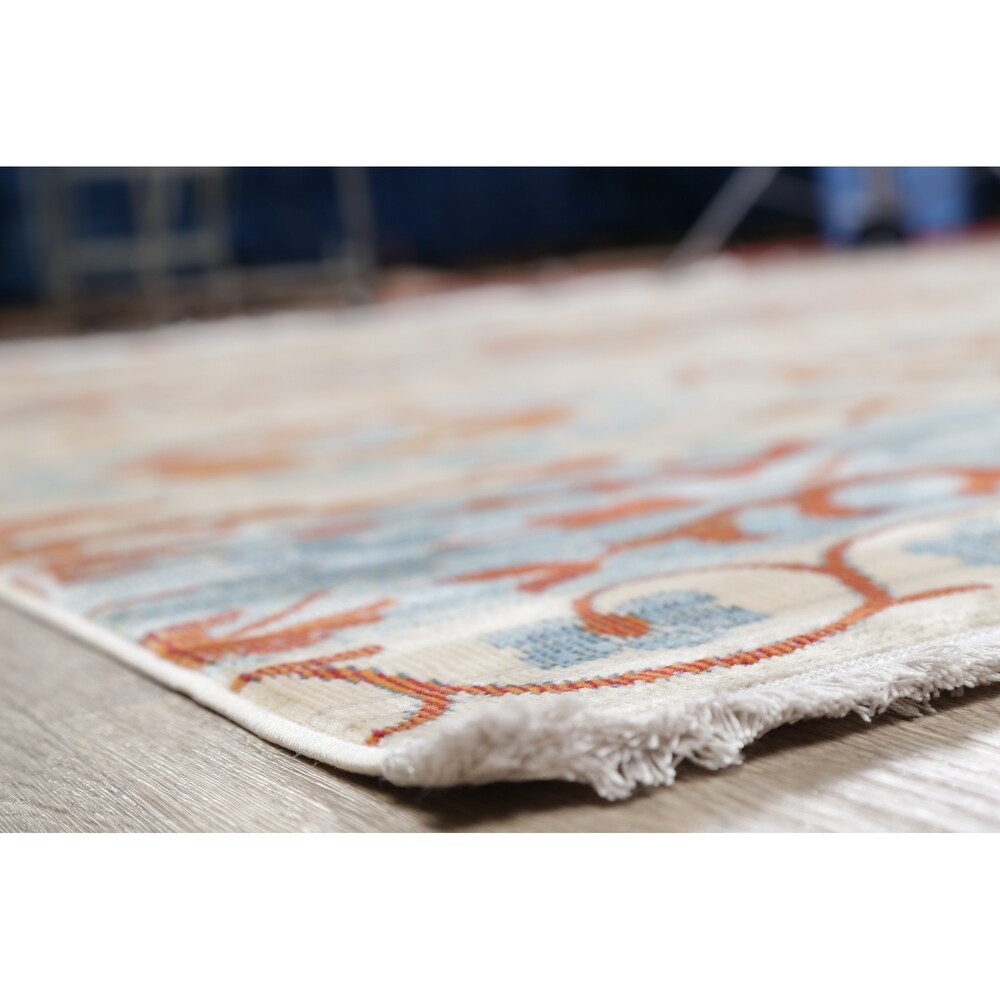Art & Craft Distressed Turkish Heat-Set Area Rugs Living Room