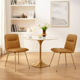 Art Leon Upholstered Accent Dining Chairs (Set of 2)