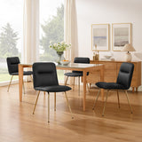 Art Leon Upholstered Accent Dining Chairs (Set of 2)