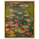 Art Remedy Afternoon Visit Framed Impressionism 1 Piece Canvas Wall Art /Monet And Van Gogh Inspired Art