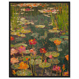 Art Remedy Afternoon Visit Framed Impressionism 1 Piece Canvas Wall Art /Monet And Van Gogh Inspired Art