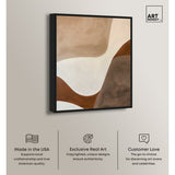 Art Remedy Dream Away Framed Abstract Shapes 1 Piece Canvas Wall Art