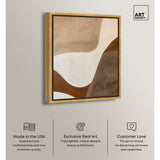 Art Remedy Dream Away Framed Abstract Shapes 1 Piece Canvas Wall Art