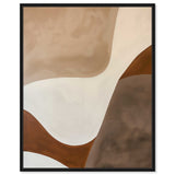 Art Remedy Dream Away Framed Abstract Shapes 1 Piece Canvas Wall Art