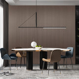 Art3d 104'' X 6.7'' Slat Wall Panel for Modern Decor, WPC Wall Paneling, Metallic Finish(Set of 8)