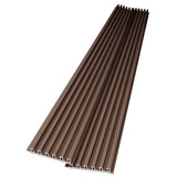 Art3d 104'' X 6.7'' Slat Wall Panel for Modern Decor, WPC Wall Paneling, Metallic Finish(Set of 8)