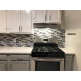 Art3d 12"x12" Peel and Stick Vinyl Backsplash Tile Marbel Grey