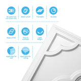 Art3d 2X4 ft PVC Lay-in Ceiling Tiles, Decorative Ceiling Tiles,12-Pack