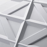 Art3d PVC 3D Wall Panel, Decorative Wall Tile12-Pack 19.7"x19.7" - N/A