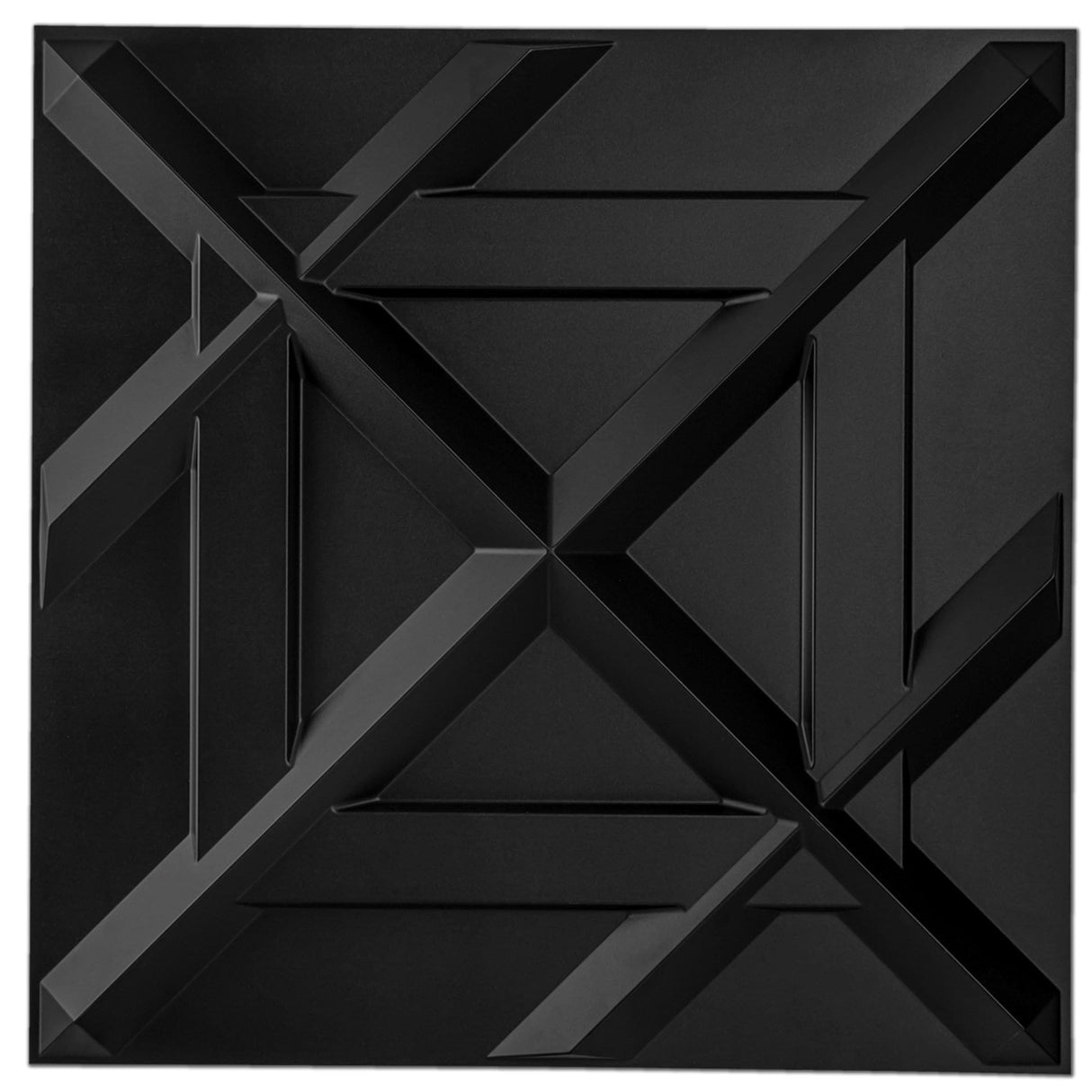 Art3d PVC 3D Wall Panel, Decorative Wall Tile12-Pack 19.7"x19.7" - N/A