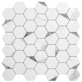 Art3d Peel and Stick Backsplash Tile for Kitchen, Bathroom, Self-Adhesive Tile Hexagon Mosaic Tiles