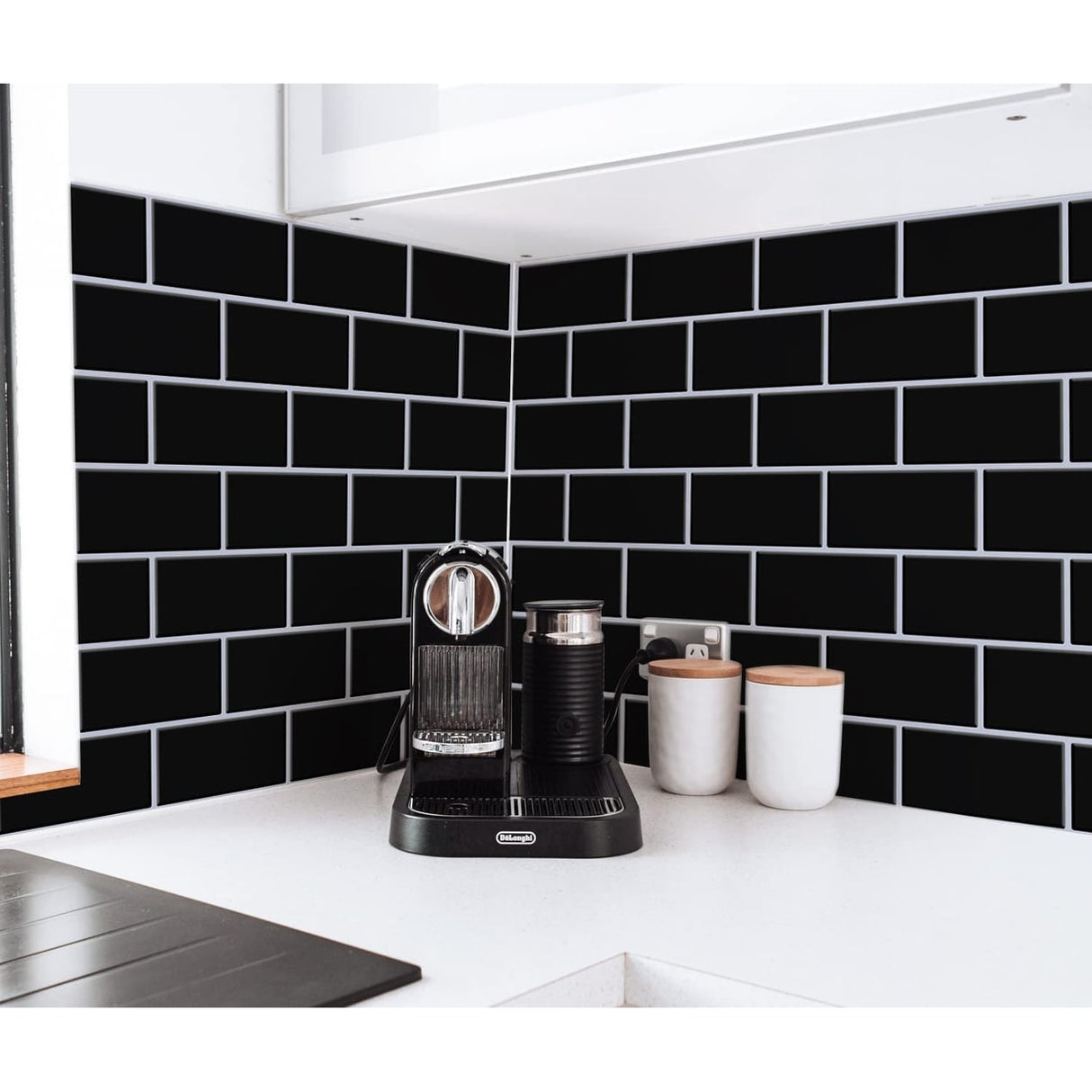 Art3d Peel and Stick Backsplash 14×12 in. Subway Tiles, Faux Ceramic Tiles (10 Tiles, Thicker Version)