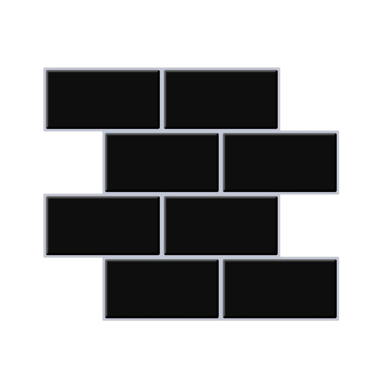 Art3d Peel and Stick Backsplash 14×12 in. Subway Tiles, Faux Ceramic Tiles (10 Tiles, Thicker Version)