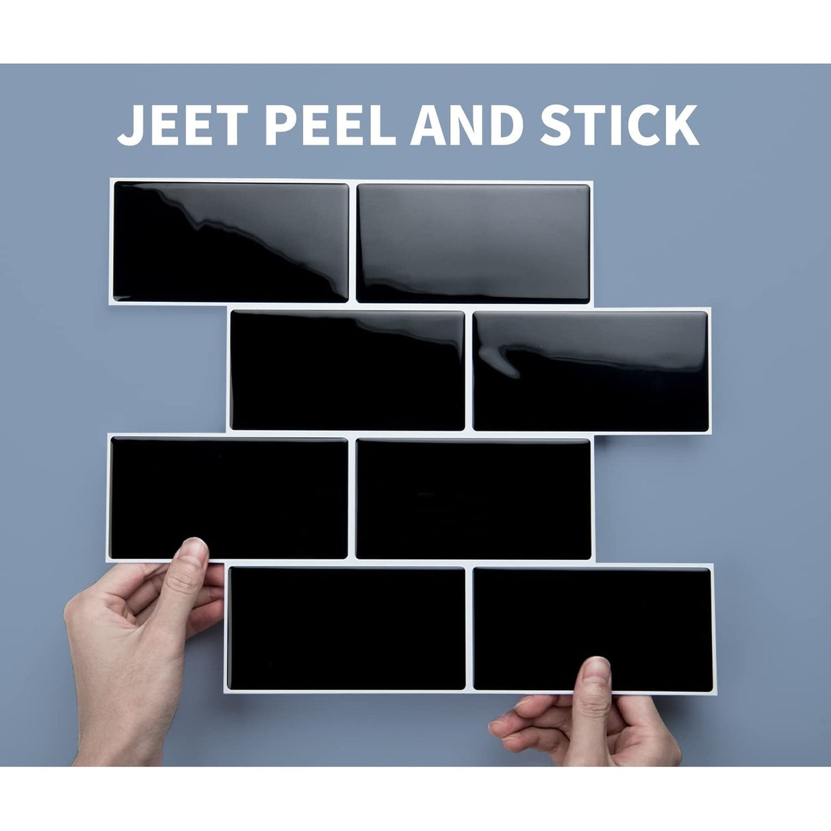 Art3d Peel and Stick Backsplash 14×12 in. Subway Tiles, Faux Ceramic Tiles (10 Tiles, Thicker Version)