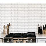 Art3d Peel and Stick Backsplash 14×12 in. Subway Tiles, Faux Ceramic Tiles (10 Tiles, Thicker Version)
