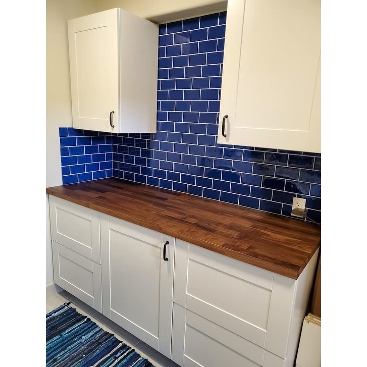 Art3d Peel and Stick Backsplash 14×12 in. Subway Tiles, Faux Ceramic Tiles (10 Tiles, Thicker Version)