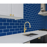 Art3d Peel and Stick Backsplash 14×12 in. Subway Tiles, Faux Ceramic Tiles (10 Tiles, Thicker Version)