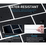 Art3d Peel and Stick Backsplash 14×12 in. Subway Tiles, Faux Ceramic Tiles (10 Tiles, Thicker Version)