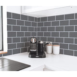 Art3d Peel and Stick Backsplash 14×12 in. Subway Tiles, Faux Ceramic Tiles (10 Tiles, Thicker Version)