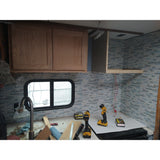 Art3d Peel and Stick Kitchen Backsplash Self-adhesive Wall Tile Stone, 10 Sheets