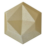 Art3dwallpanels Faux Leather Tiles 3D Wall Panels Hexagonal Mosaic Wall Tiles (20 Pack)