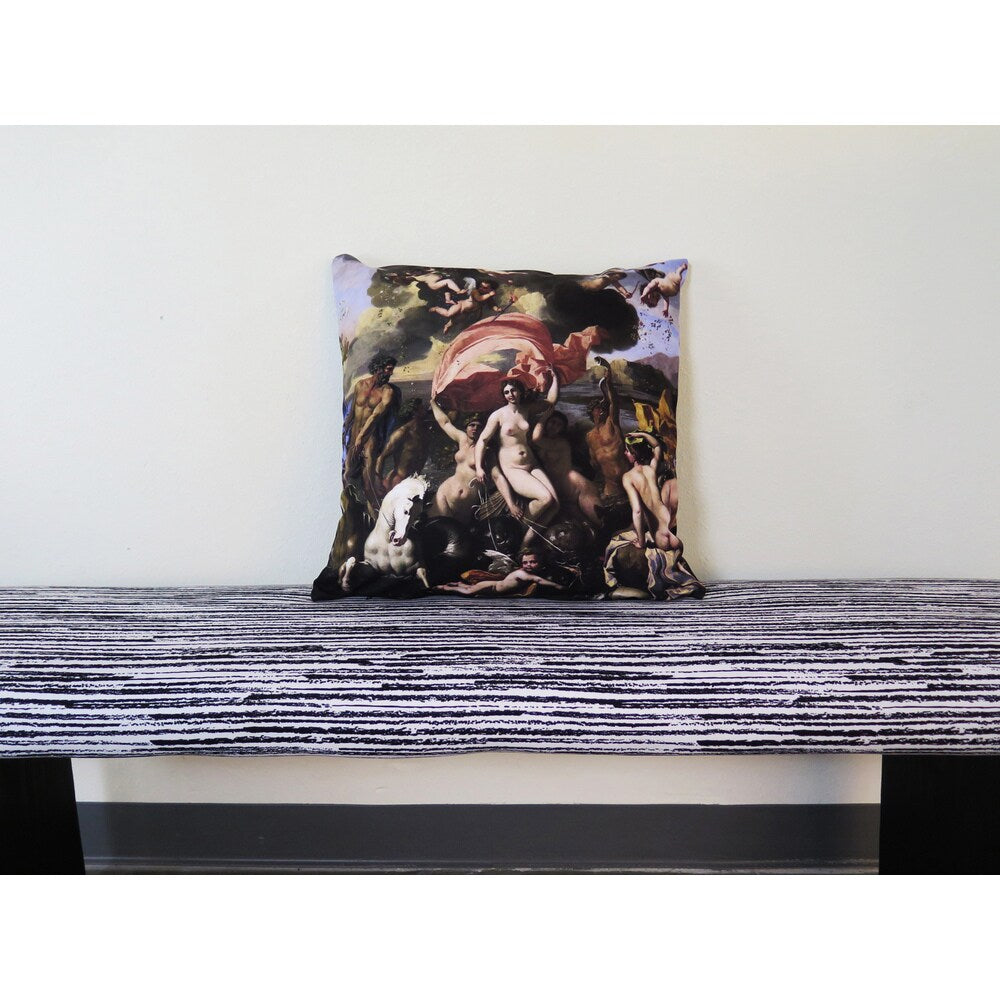 ArtHouse Innovations Poussin The Birth of Venus Suede Throw Pillow