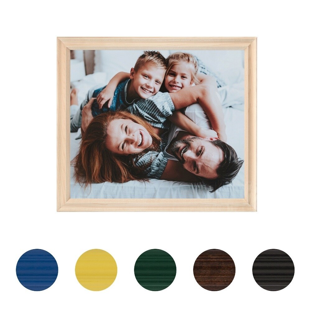 ArtToFrames Classic Waves 10x30 Inch Picture Frame, 1.00 Inch Wood Poster Frame Available in Multiple Colors (60823-10x30)