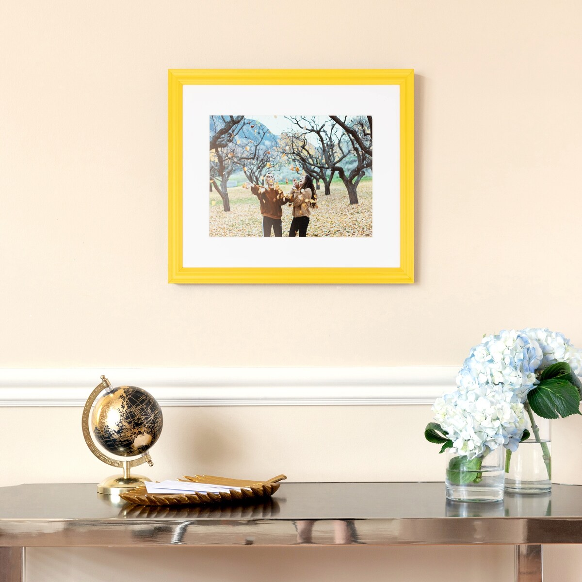 ArtToFrames Classic Waves 8x12 Inch Picture Frame, 1.00 Inch Wood Poster Frame Available in Multiple Colors (60823-8x12)