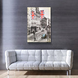 ArtWall Daniel Stein 'London Street Scene' Gallery Wrapped Canvas - Grey