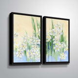 ArtWall Nathan Neven 'Finding Myself' 4 Piece Gallery Wrapped Canvas Staggered Set - White