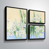 ArtWall Nathan Neven 'Finding Myself' 4 Piece Gallery Wrapped Canvas Staggered Set - White