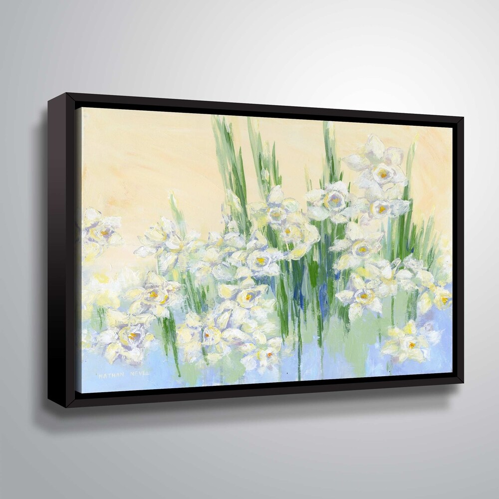 ArtWall Nathan Neven 'Finding Myself' 4 Piece Gallery Wrapped Canvas Staggered Set - White
