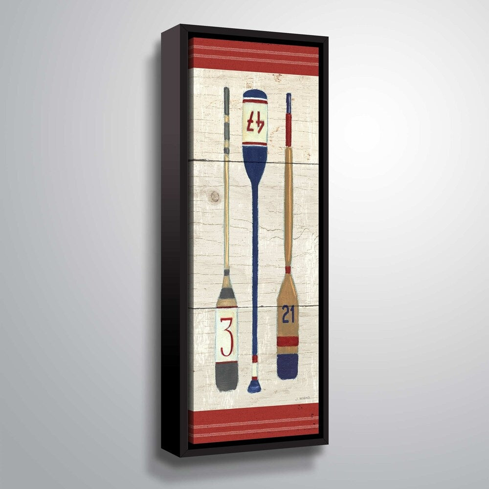 ArtWall "Nautique X" Gallery Wrapped Floater-framed Canvas