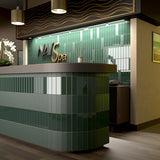 Apollo tile 2" x 8" Arte Matte Green Ceramic Tile (5.4 sq ft/case) - 50 Pack