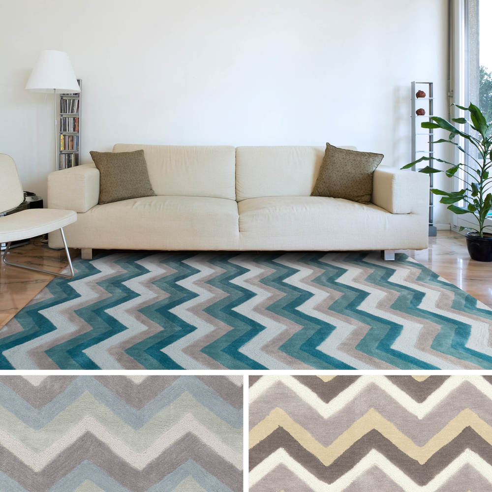 Artfully Crafted Torrigton Chevron Area Rug