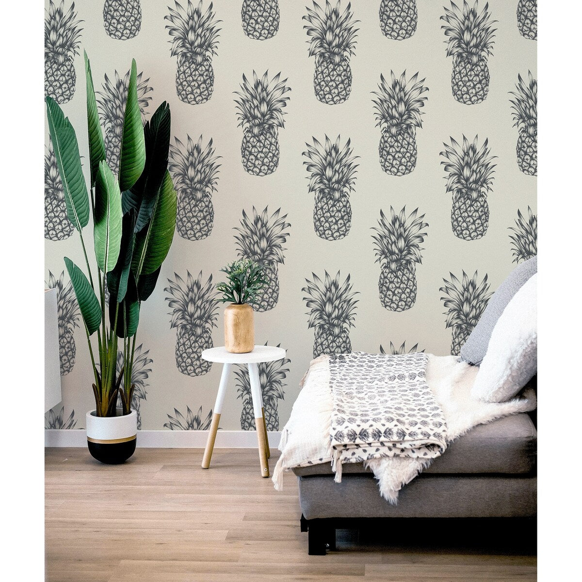 Arthouse Copacabana Pineapple Unpasted Wallpaper