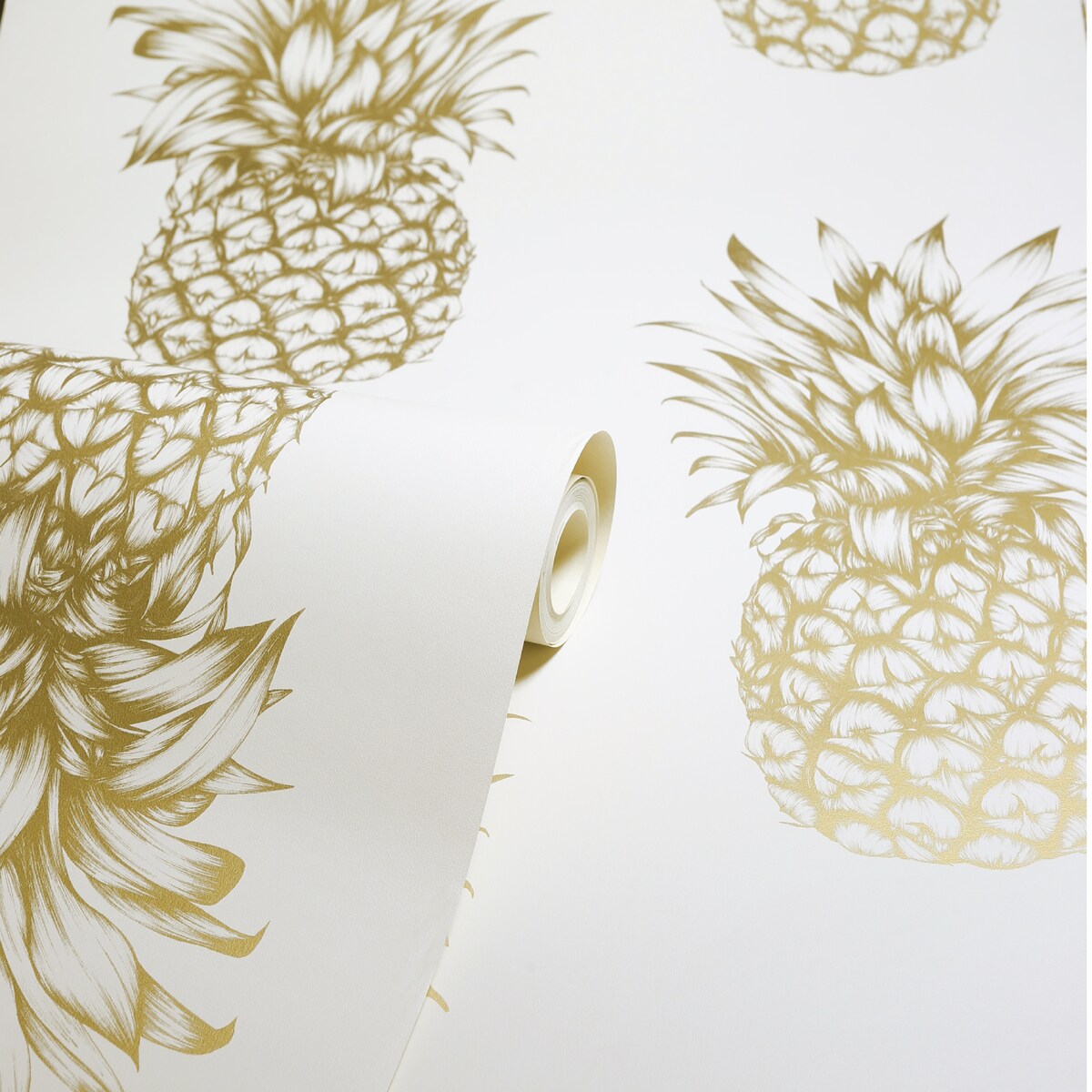 Arthouse Copacabana Pineapple Unpasted Wallpaper
