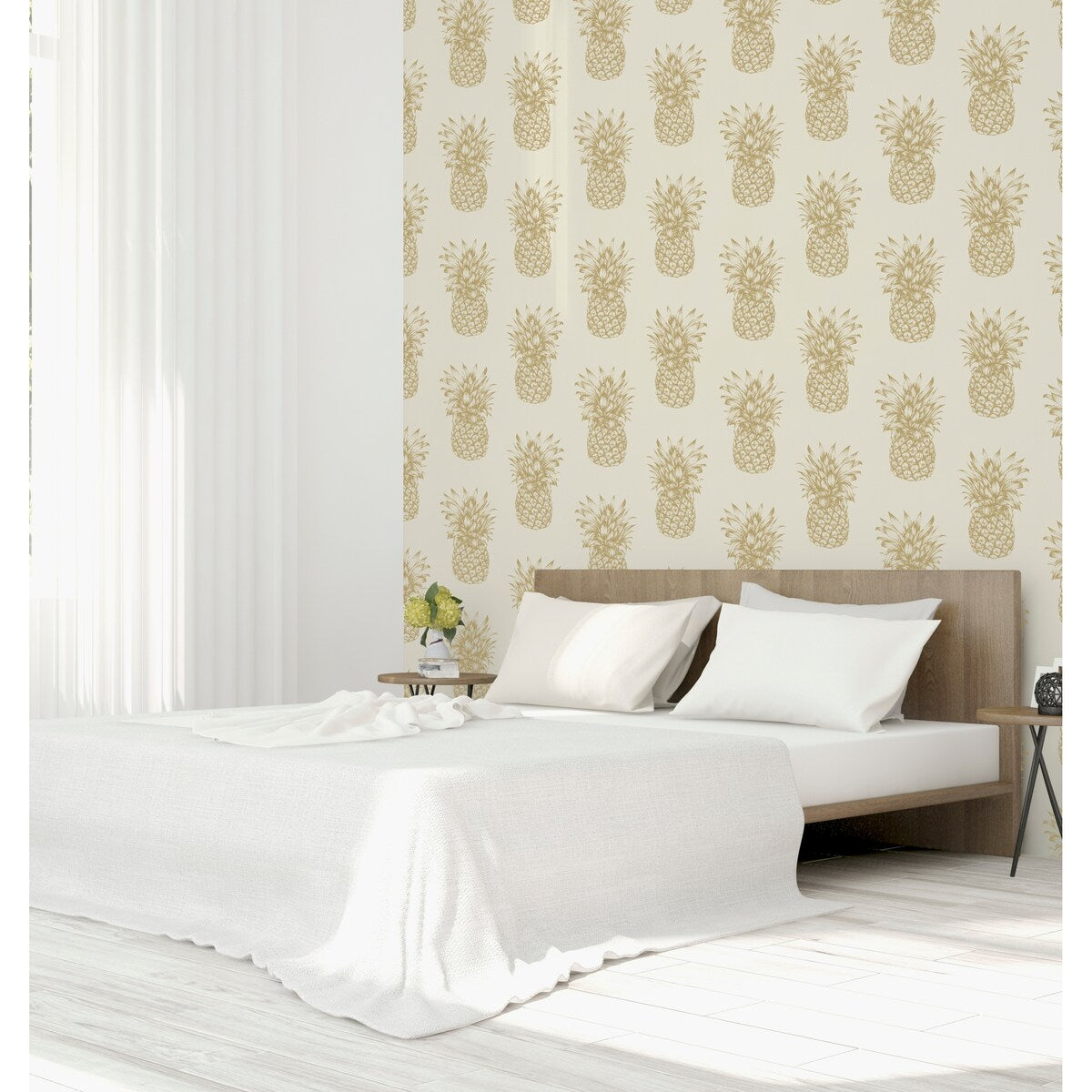 Arthouse Copacabana Pineapple Unpasted Wallpaper