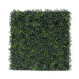 Artificial Boxwood Hedge 20-inch Tile with Back Board (Set of 6) - 6pc