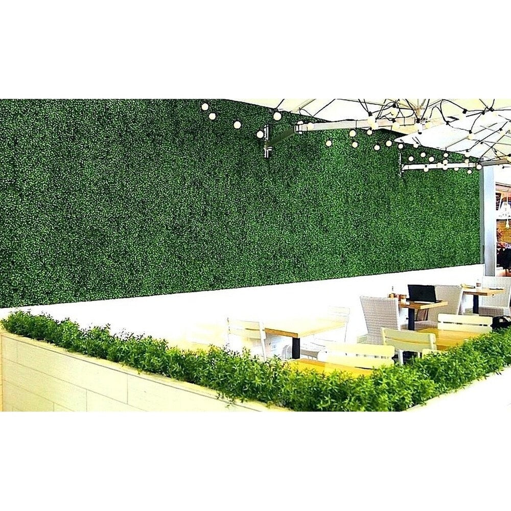 Artificial Boxwood Hedge Greenery Panels, 20"x20"/pc
