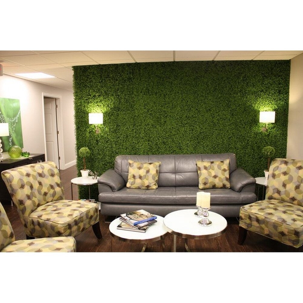 Artificial Boxwood Hedge Greenery Panels, 20"x20"/pc