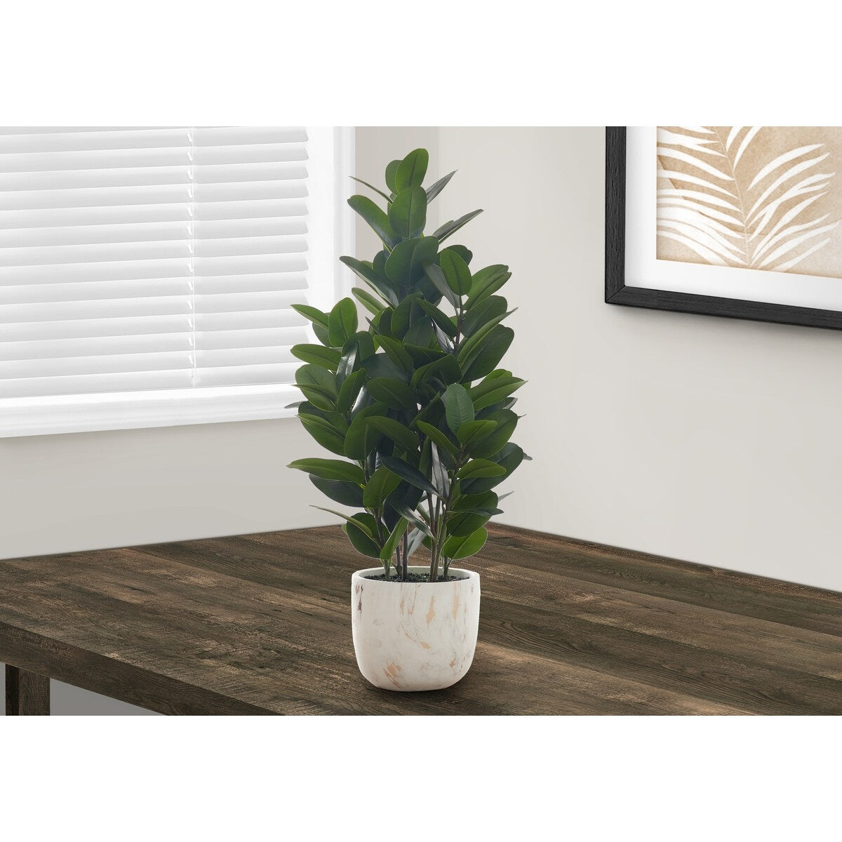 Artificial Plant, 31" Tall, Garcinia Tree, Indoor, Faux, Fake, Floor, Greenery, Potted, Real Touch, Decorative, Green Leaves