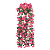Artificial Solar Hanging Primrose Blossoms - 43.3 x 43.3 x 6.7