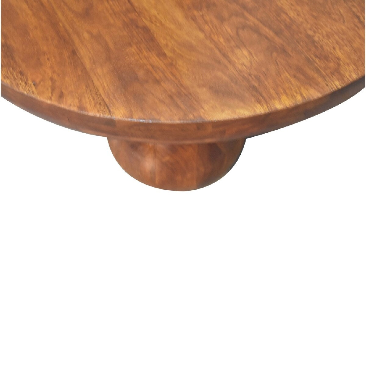 Artisan Furniture Solid Wood Chestnut Central Ball Table
