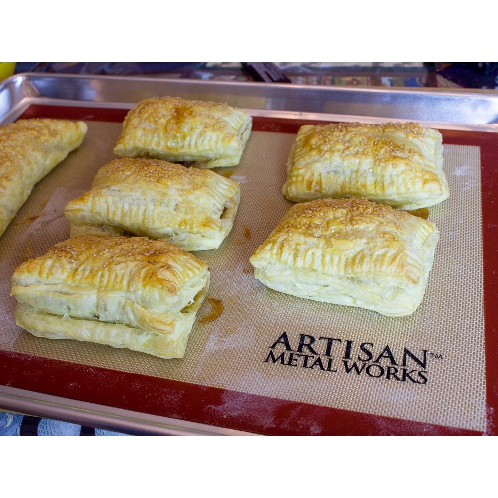 Artisan Two Pack Non-Stick Silicone Baking Mat Set, 16 5/8 x 11