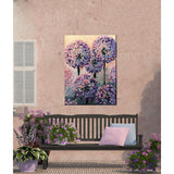 Artistic Allium Indoor/Outdoor Art 30"x40"
