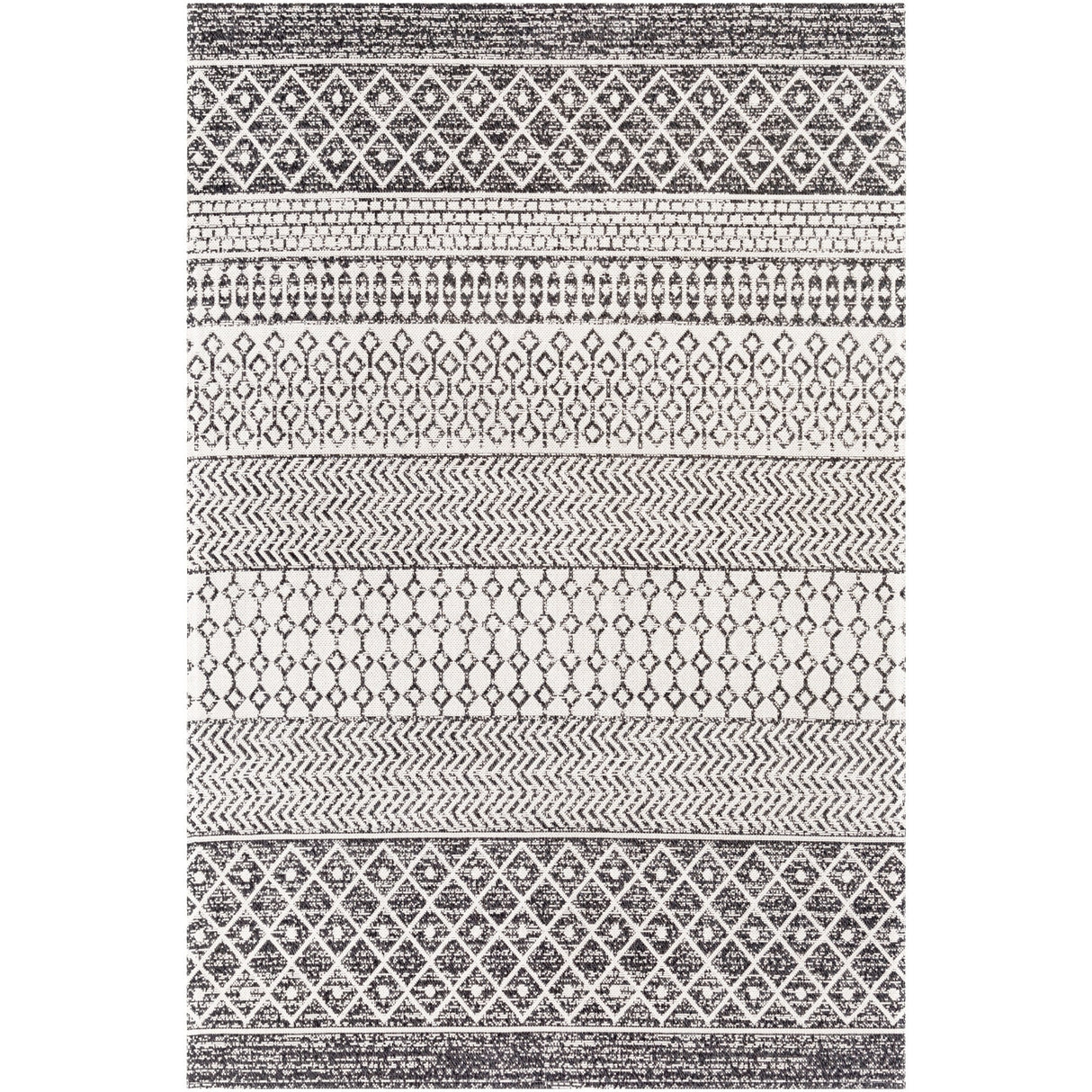 Livabliss Marbrey Moroccan Stripe Cotton Area Rug
