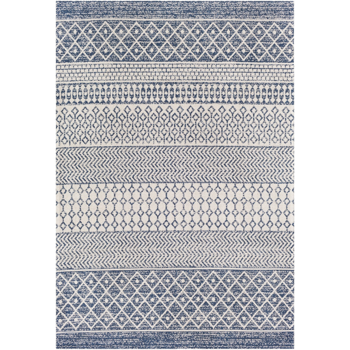 Livabliss Marbrey Moroccan Stripe Cotton Area Rug
